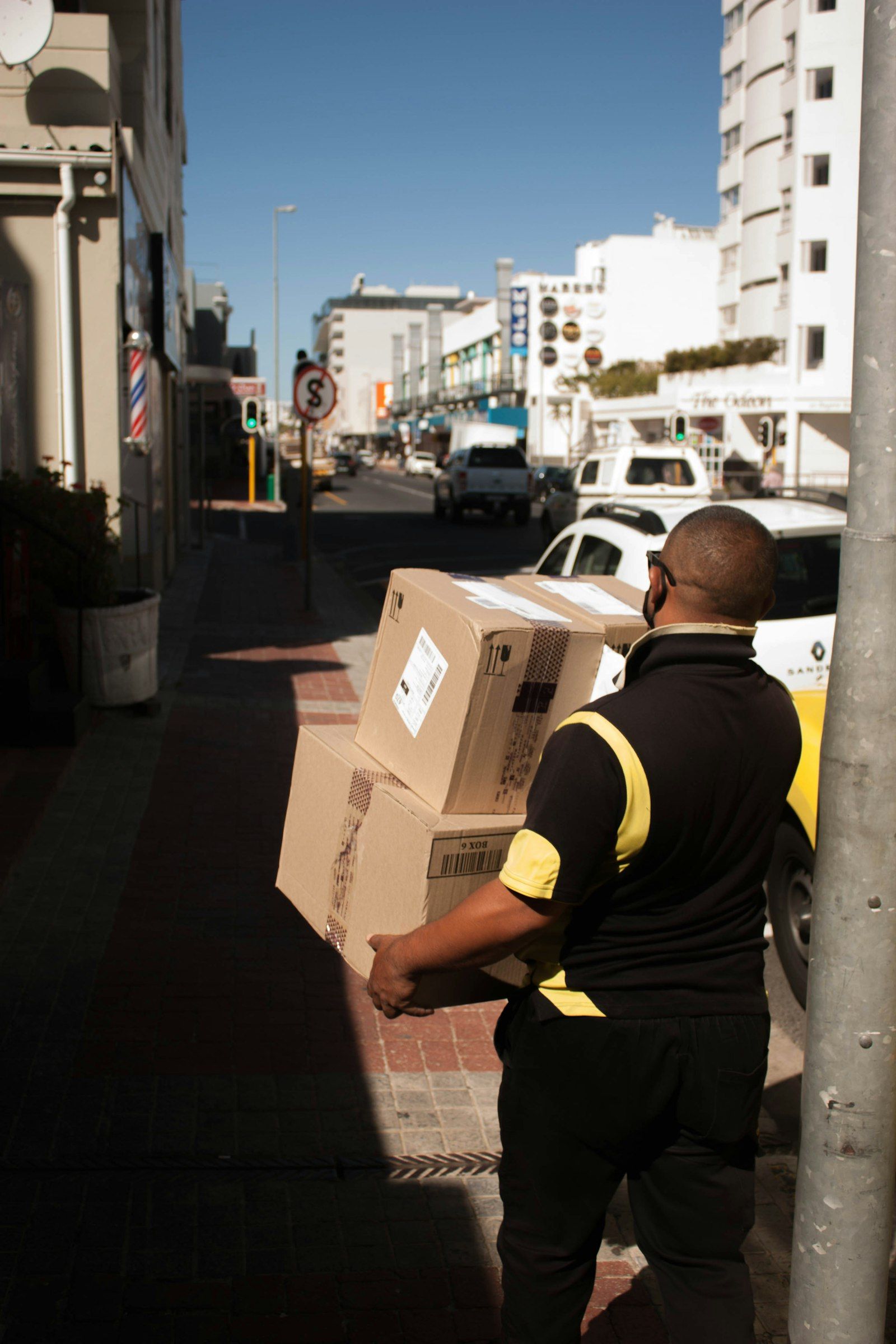 Which of my orders are with a courier?